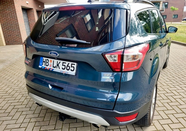 Ford Kuga cena 69900 przebieg: 86840, rok produkcji 2019 z Grybów małe 191